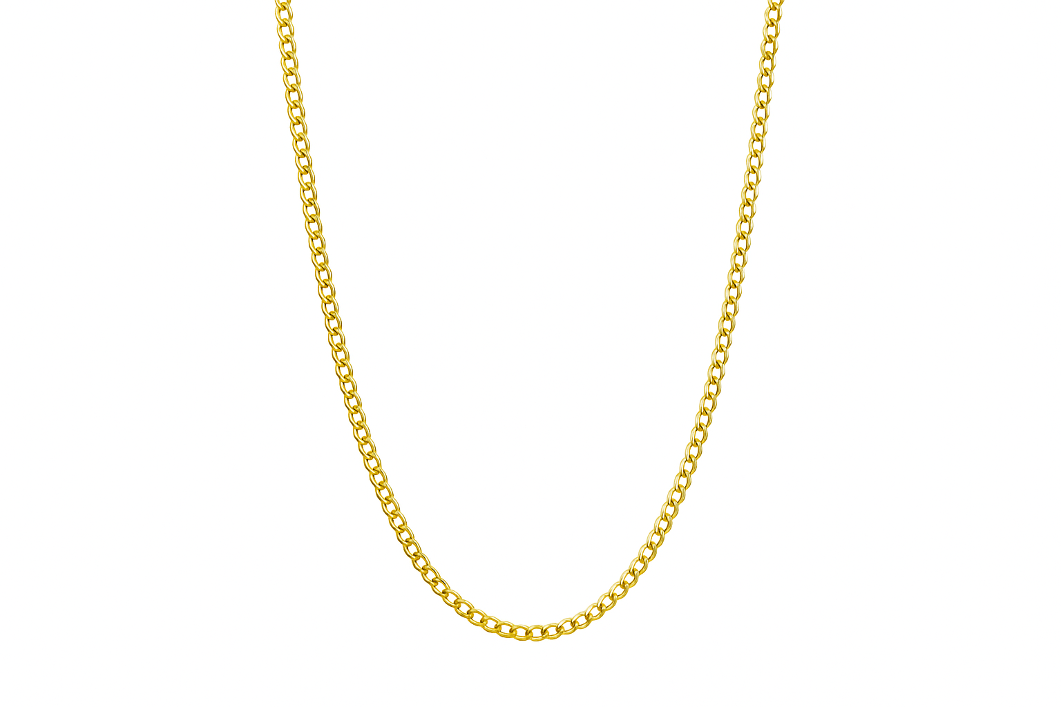 Curb Chain Necklace (3mm)